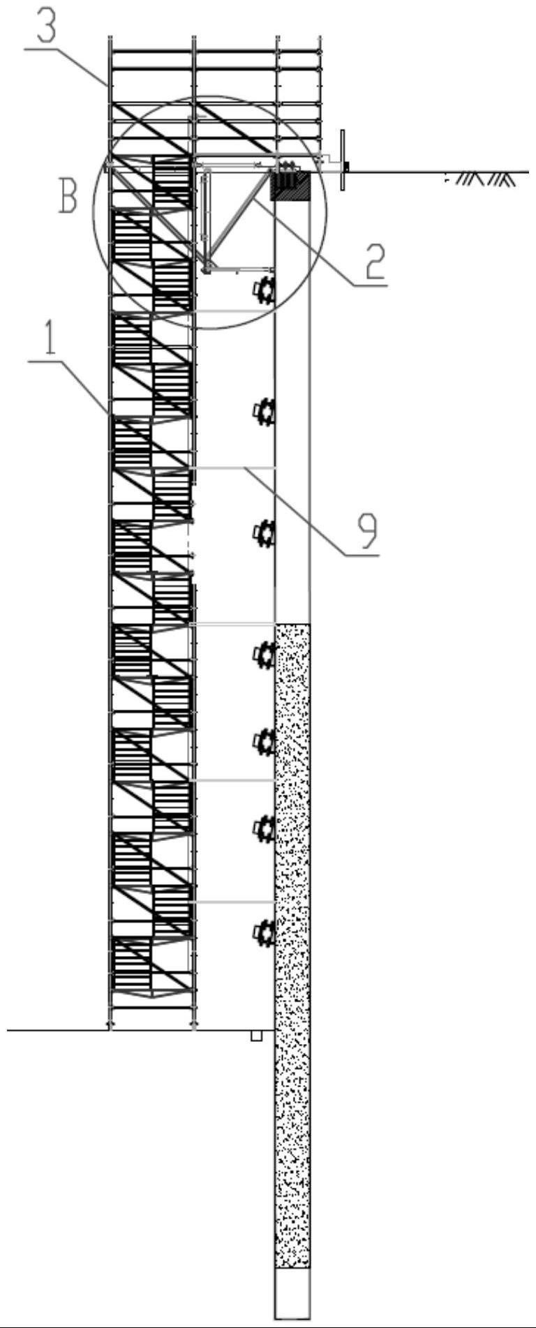 一种基坑悬挂梯的制作方法