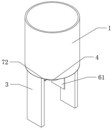 一种建筑骨料加工用下料结构的制作方法