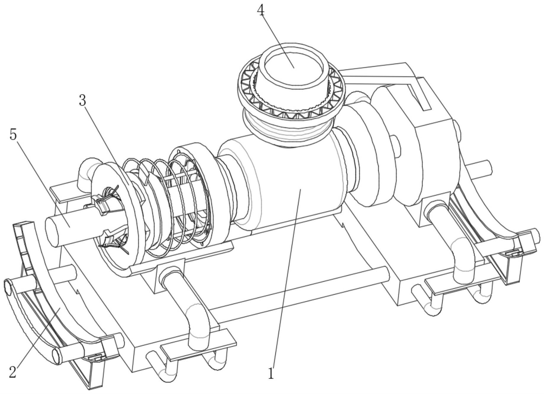 一种电磁水表分体管段接头焊接用固定装置的制作方法