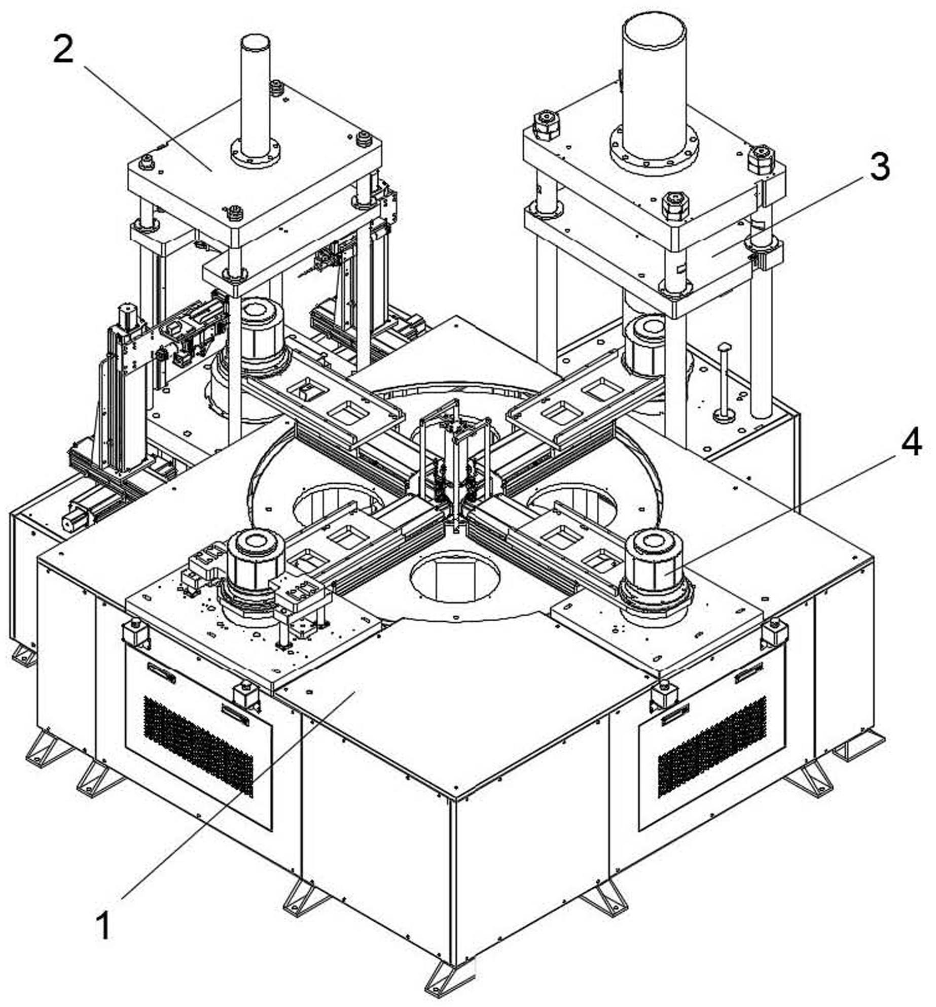 一种电机定子硅钢片四工位视觉定位激光焊接装置及方法与流程