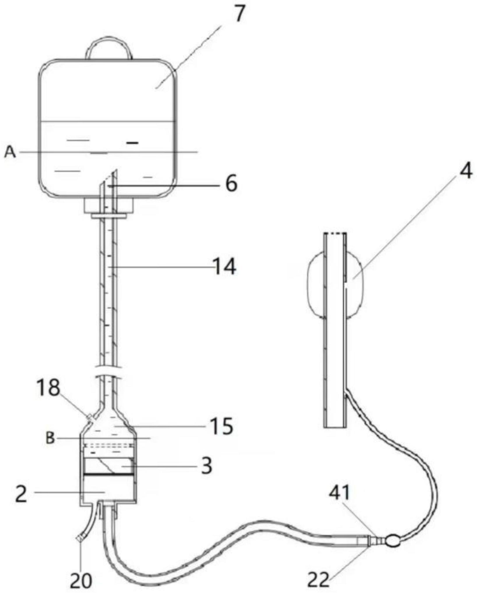 一种液气隔离气囊稳压补气管路及应用的制作方法