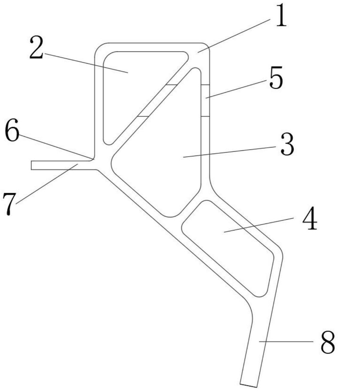 翼子板缓冲块安装支架的制作方法