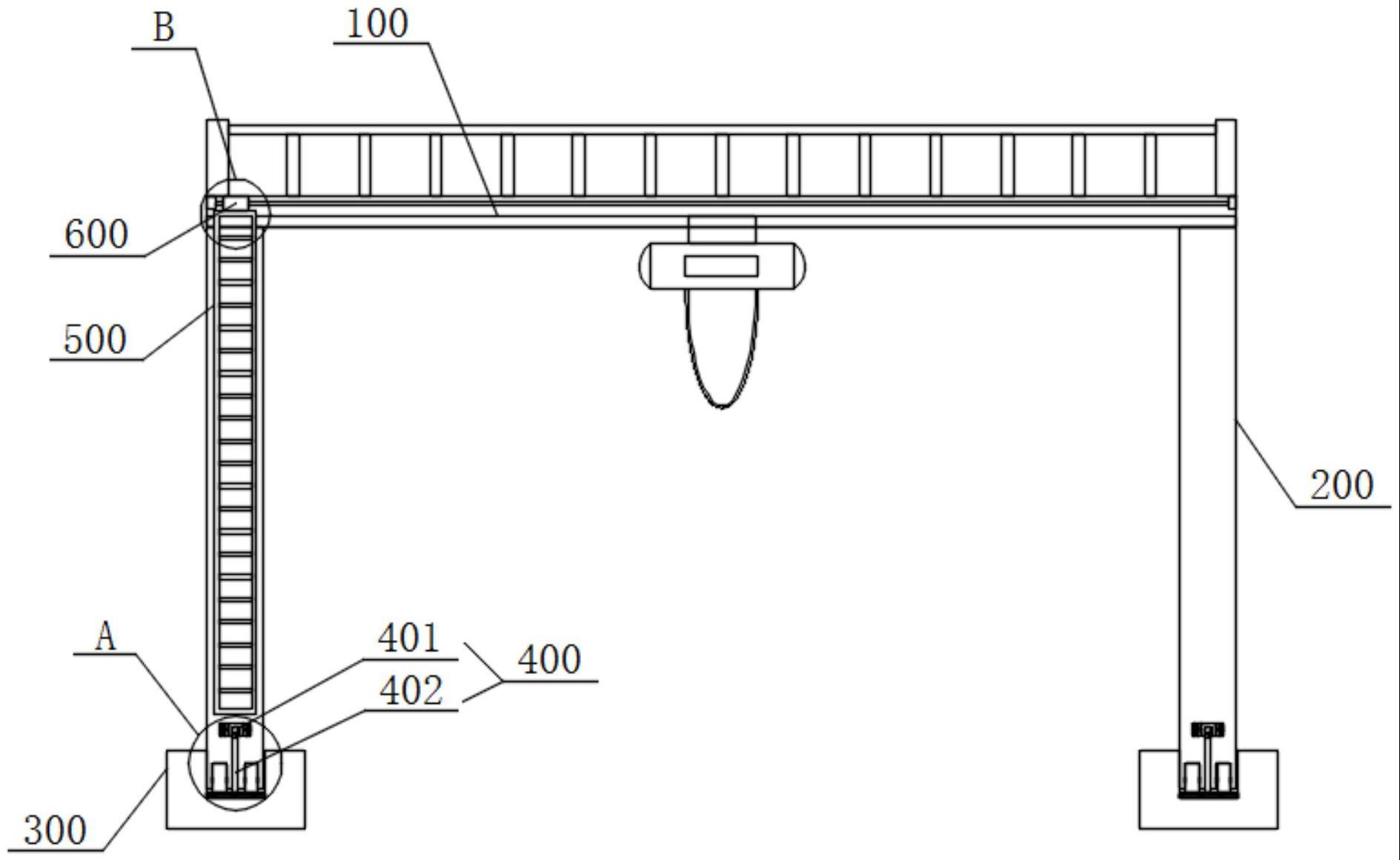 一种高架桥行走式龙门架的制作方法