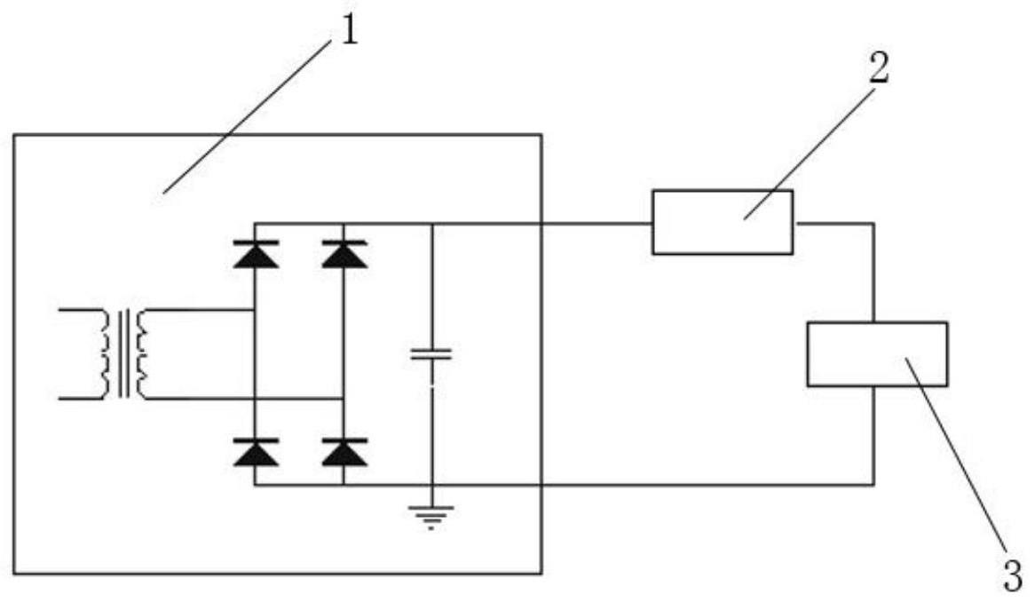 一种直流高压电源短路保护限流电子开关装置的制作方法