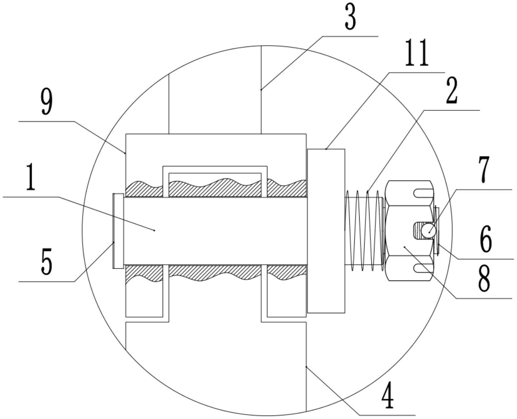 打壳气缸轴销连接装置的制作方法