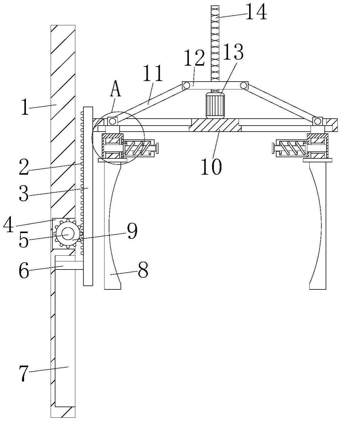 一种土建工程暖通管铺设固定装置的制作方法