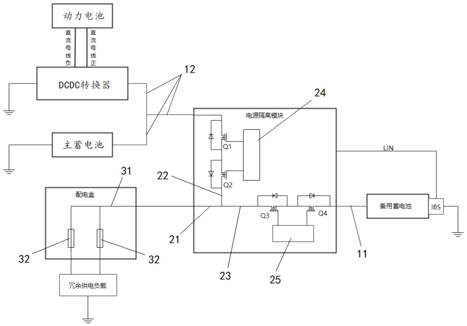 一种冗余供电系统及其控制方法与流程