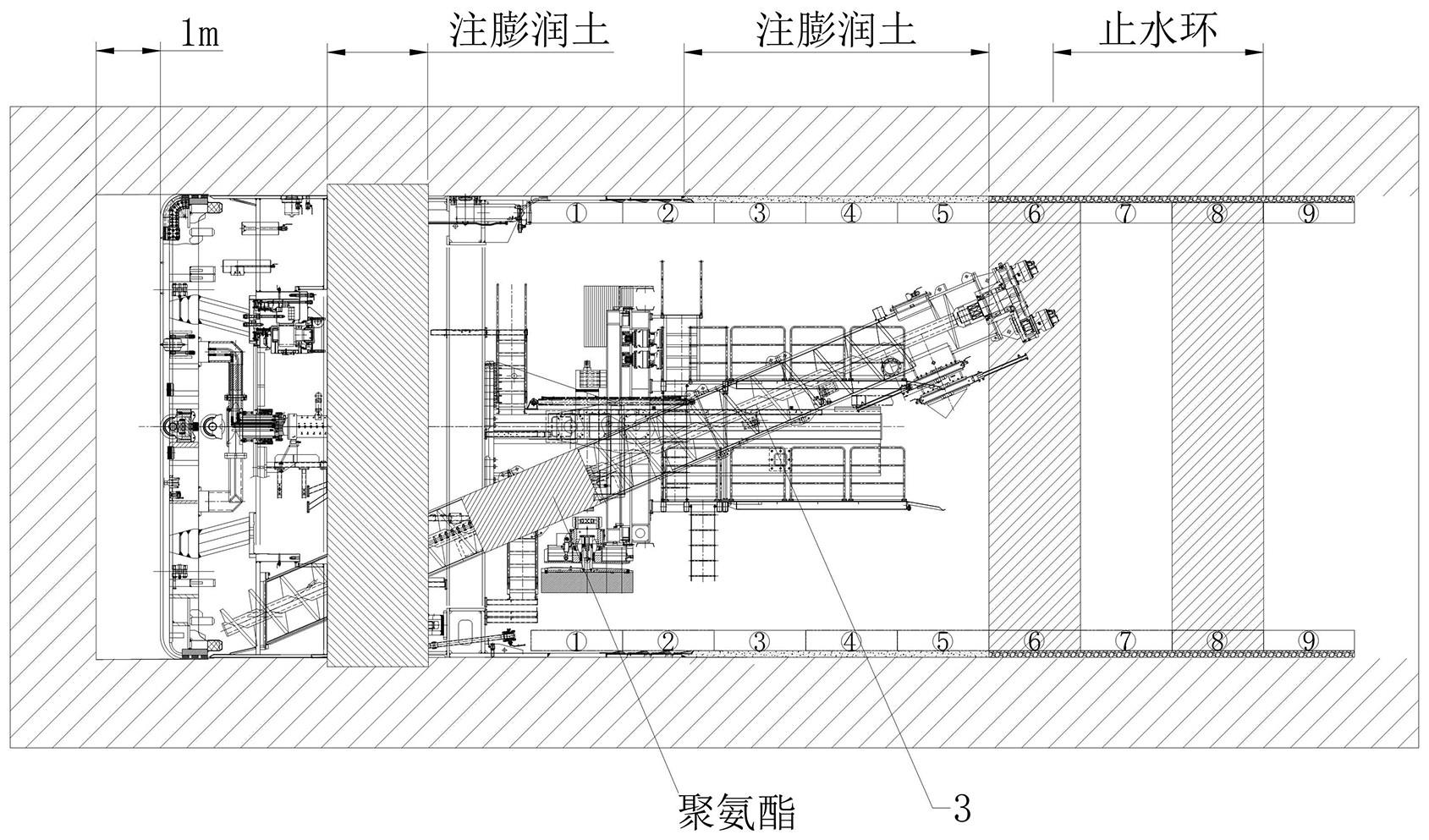 一种地下盾构机气压式后退方法与流程