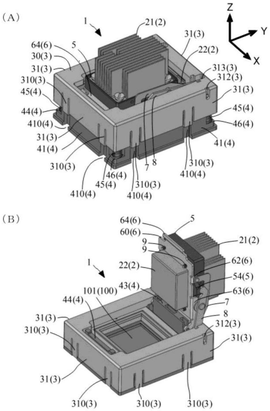 散热器单元、IC插座、半导体封装体的制造方法以及半导体封装体与流程