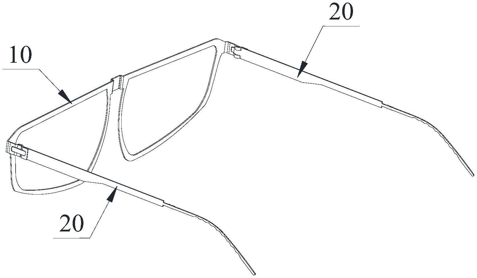 一种弹性铰链眼镜的制作方法