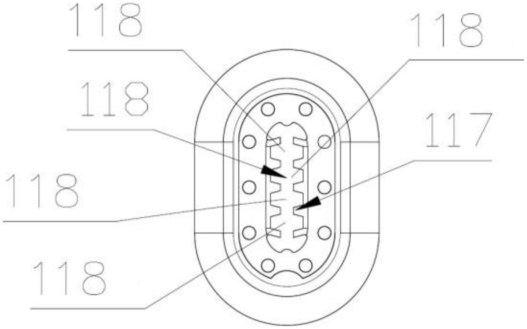 一种条形多螺钉孔塑料螺母座的制作方法