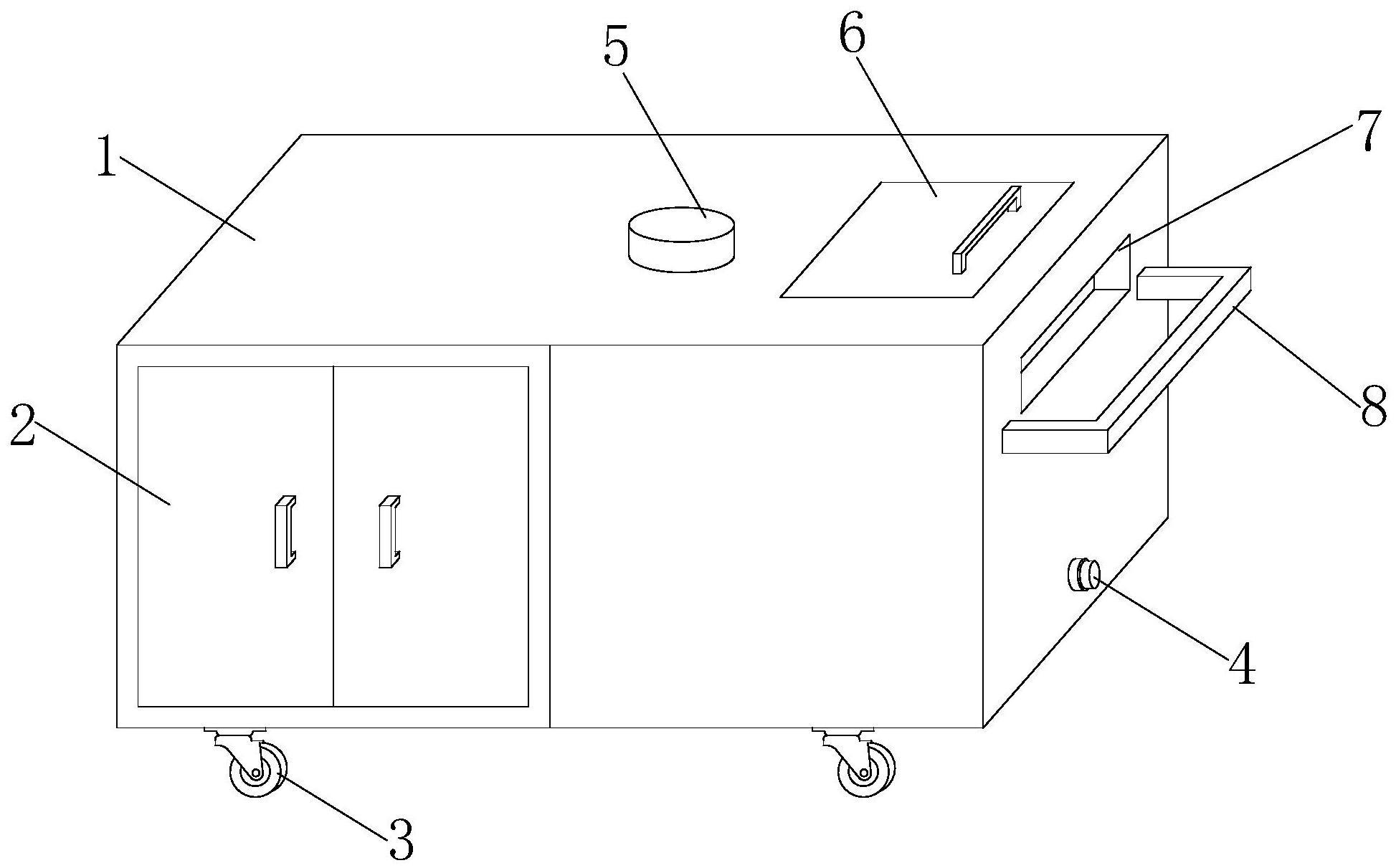 一种关于中医内科医疗器具分类车的制作方法