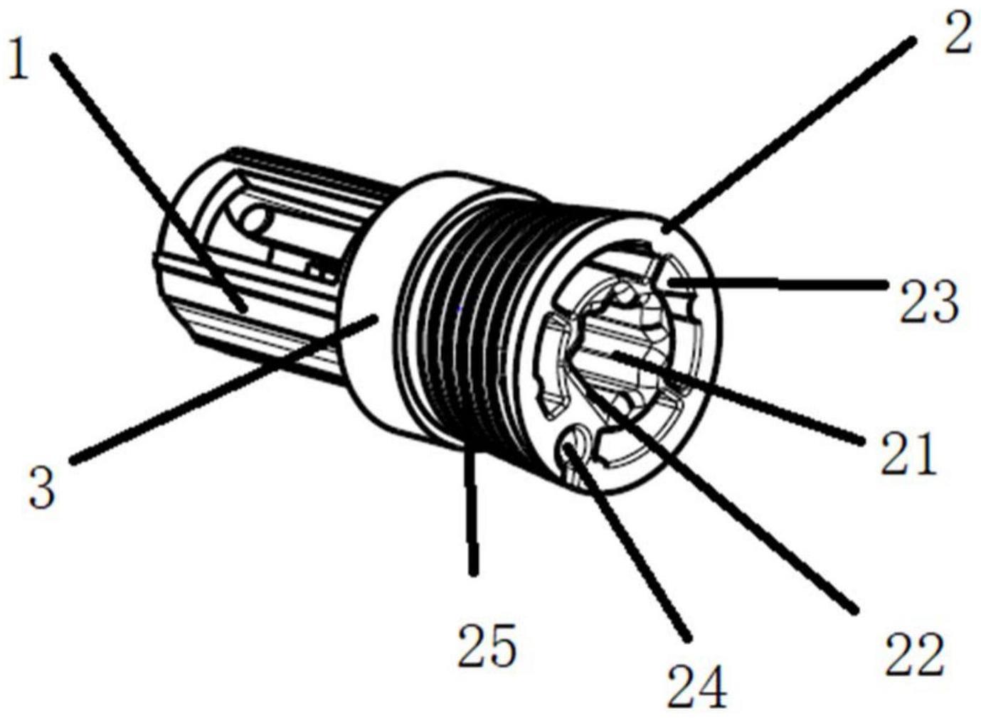 一种高稳固性的连接端盖的制作方法