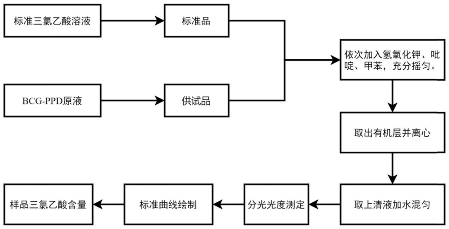 一种BCG-PPD原液中三氯乙酸含量的检测方法及应用与流程