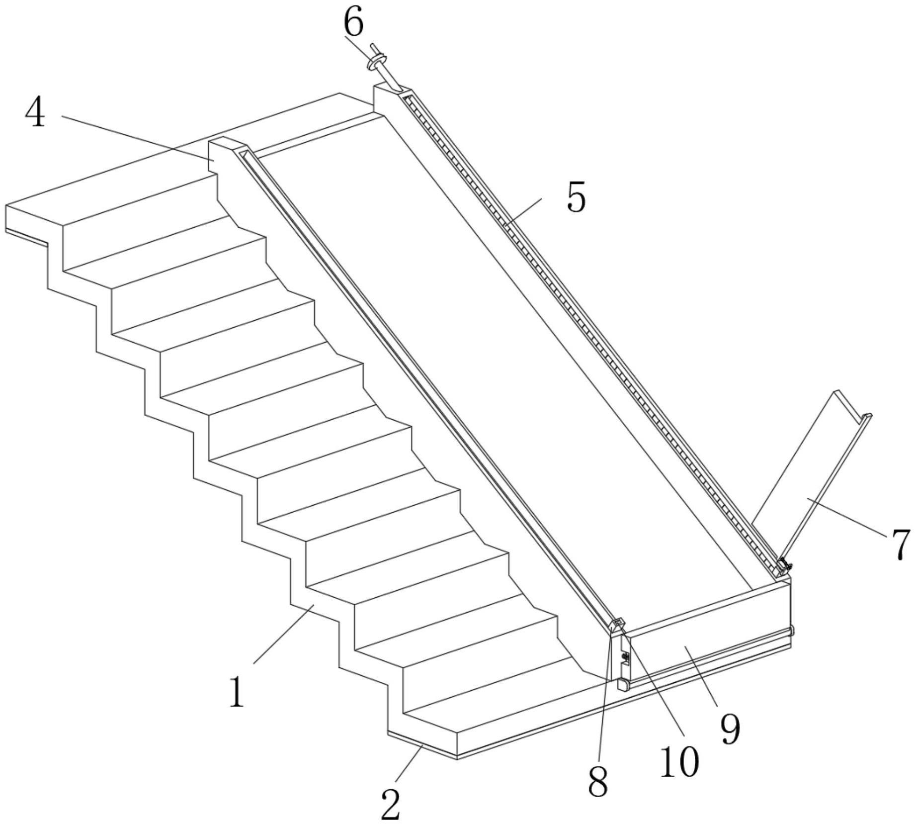 一种建筑施工用楼梯模板的制作方法