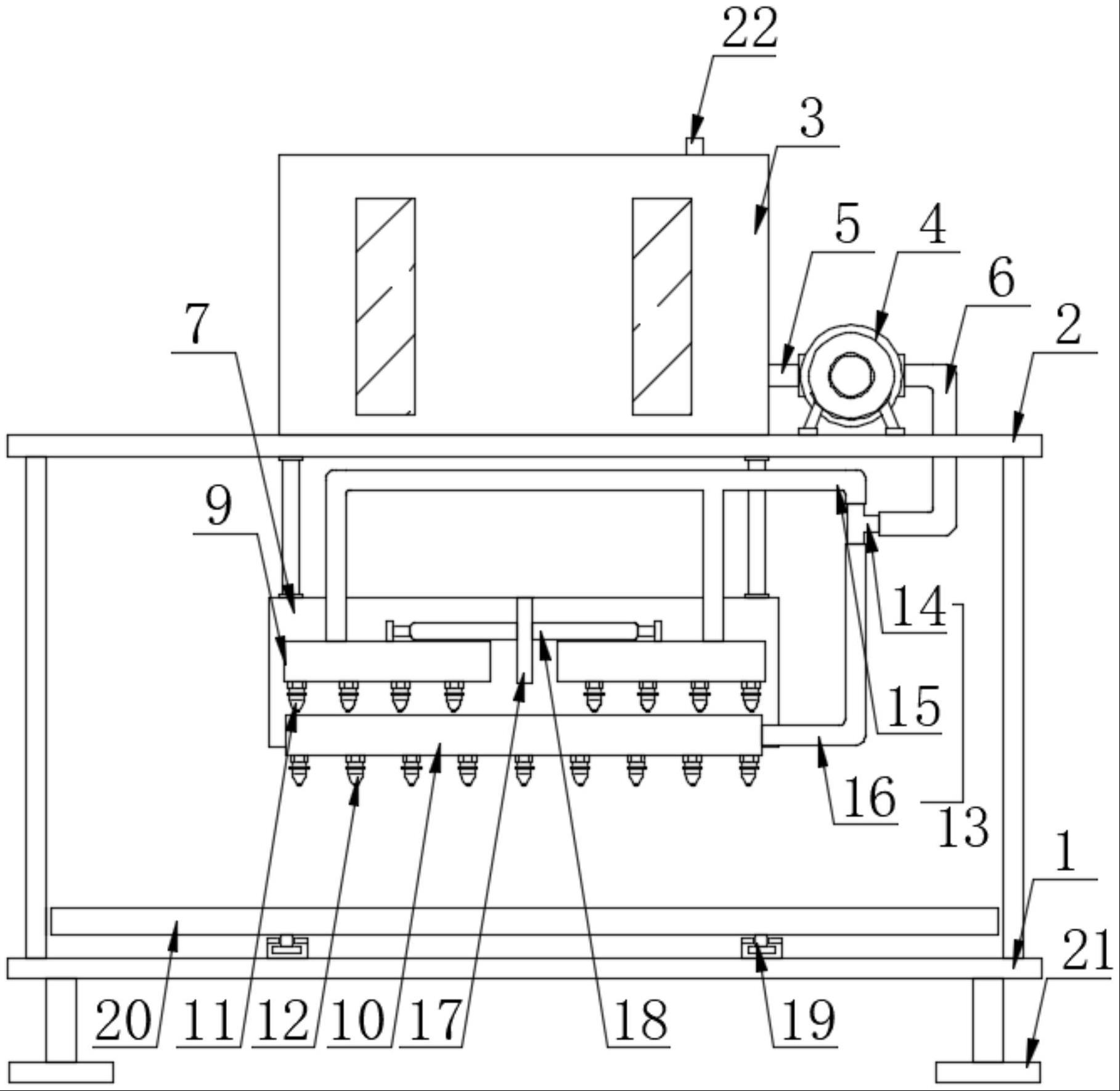 一种模具表面脱模剂喷涂机构的制作方法