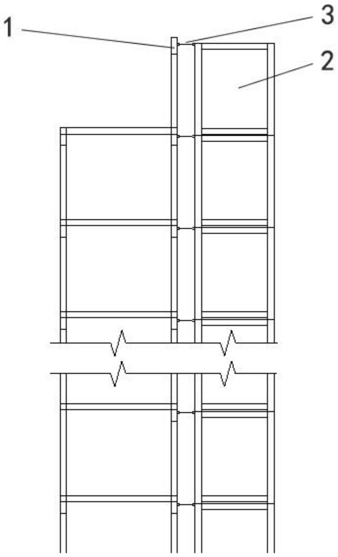 一种模块化加装电梯与既有建筑架空层的连接系统的制作方法