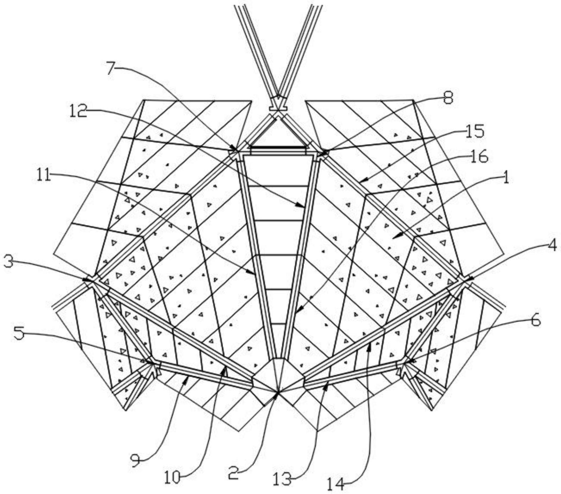 多棱体顶角与转角装饰技术工程结构的制作方法