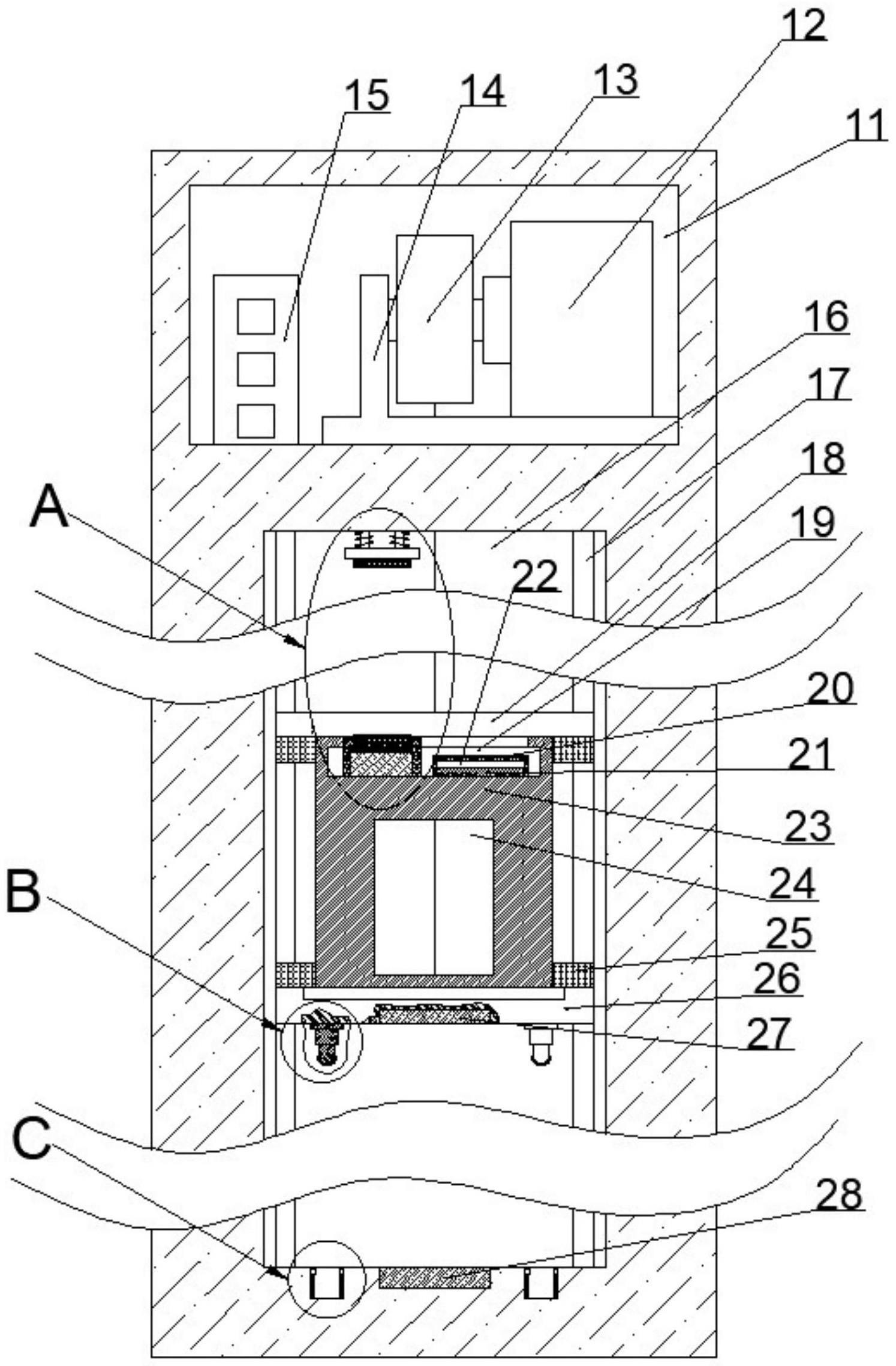 一种悬空式USP供能的电梯系统的制作方法