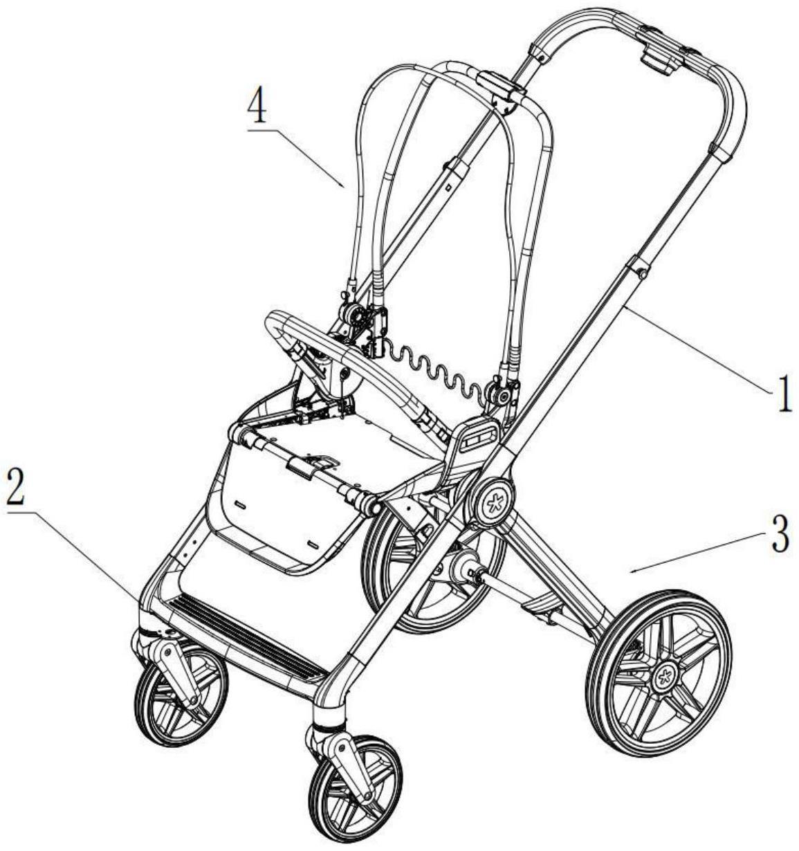 一种可双向折叠快速收合的婴儿推车的制作方法