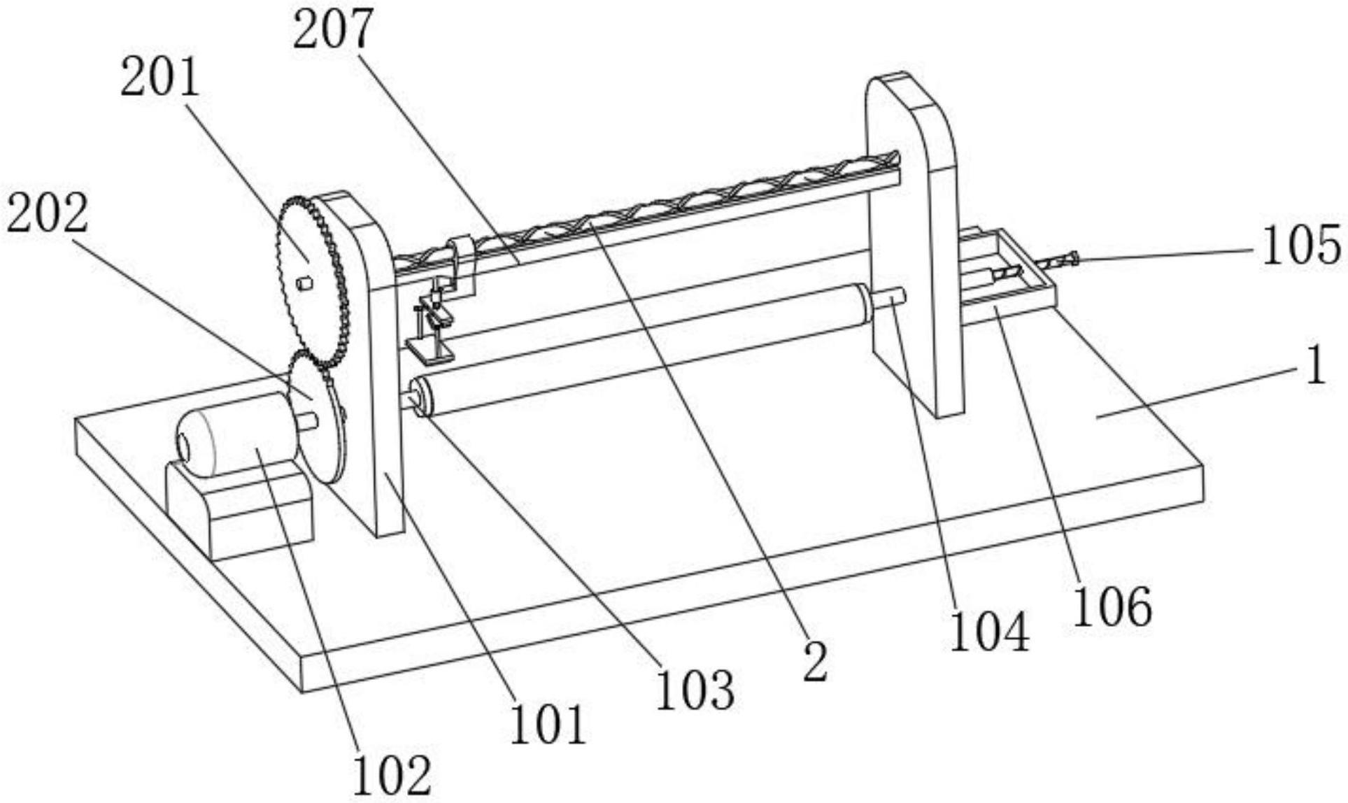 一种建筑搭架钢管除锈装置的制作方法