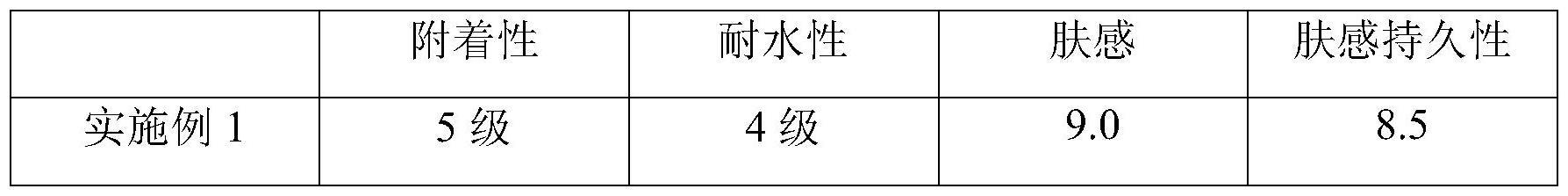 一种肤感水性涂料组合物的制作方法