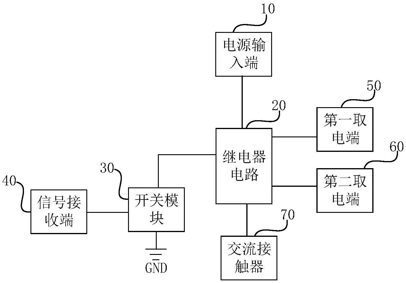 交流接触器的取电控制电路和储能变流器的制作方法