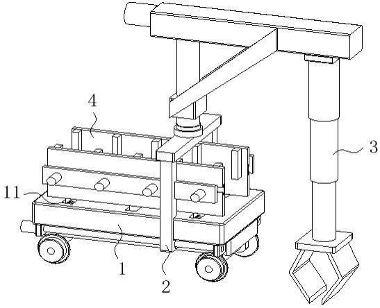 一种铁路施工用轨枕搬运装置