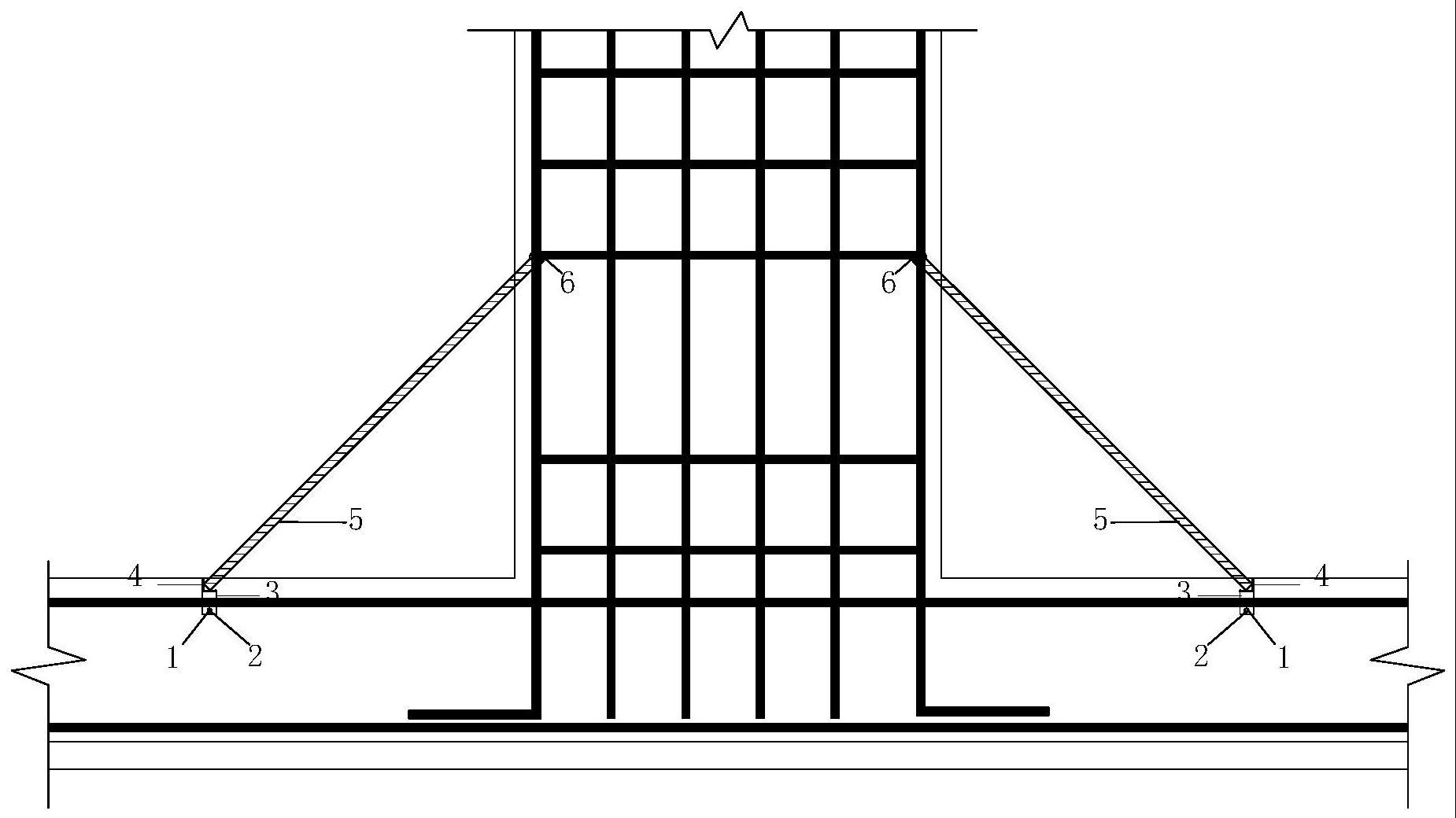 一种柱骨架筋临时支撑工具及其使用方法与流程