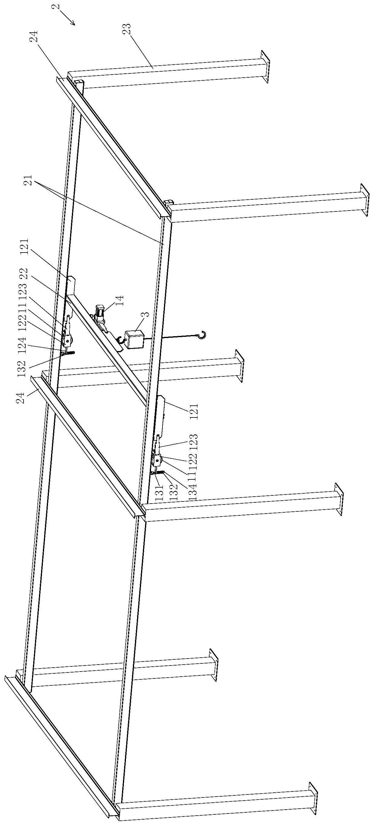 一种悬梁葫芦吊驱动装置及玻璃生产装置的制作方法