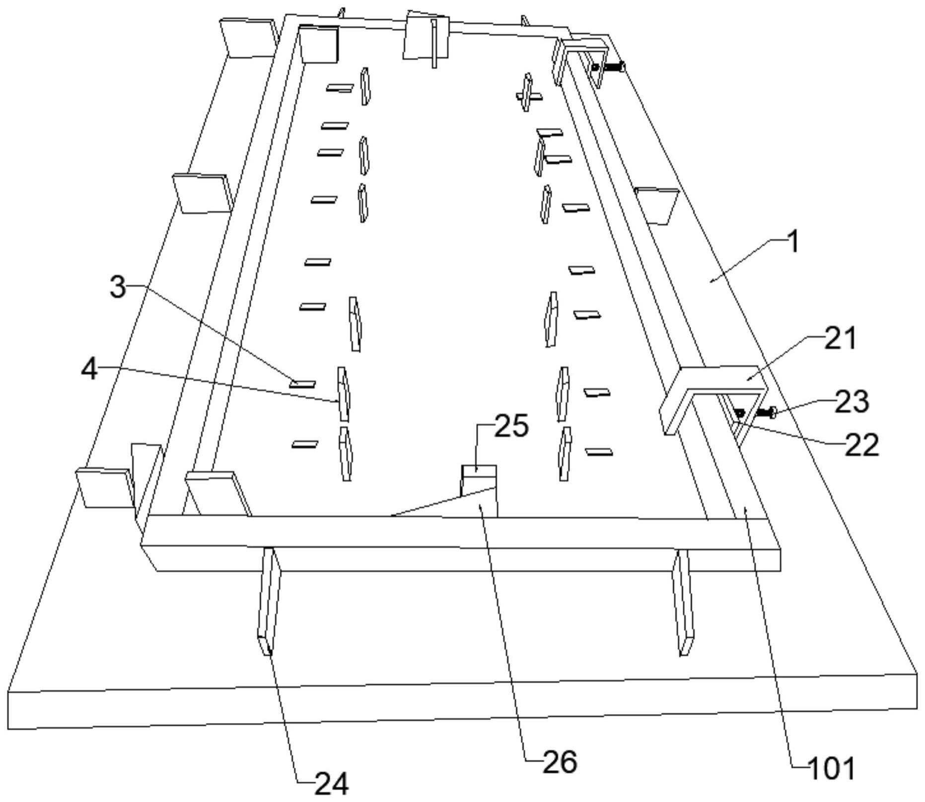 悬板活门门扇焊接定位工装的制作方法