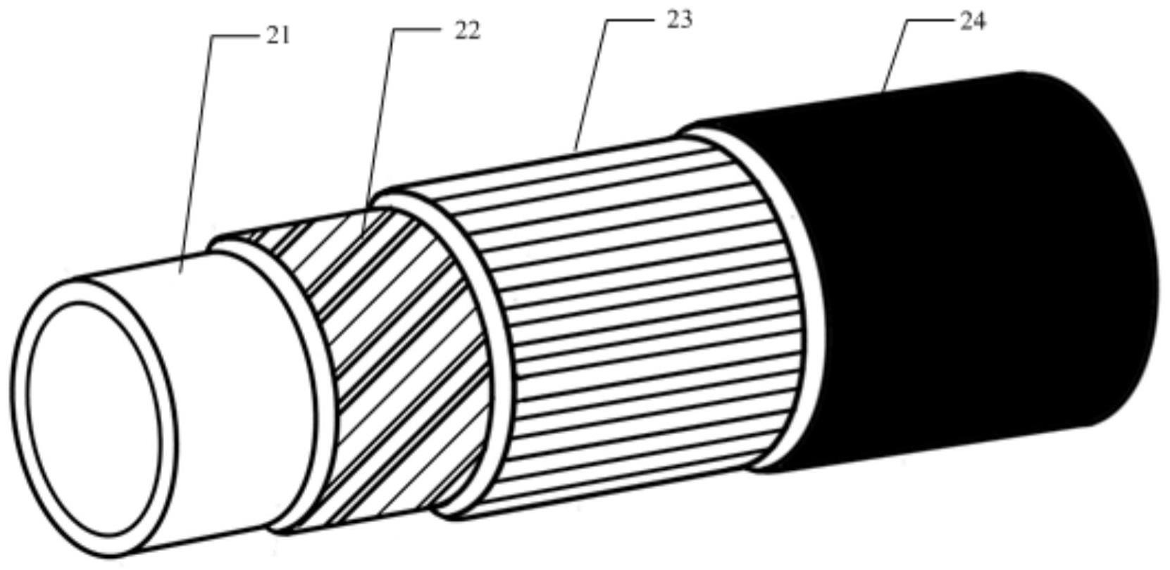 一种钢丝增强复合管及其制备方法与流程