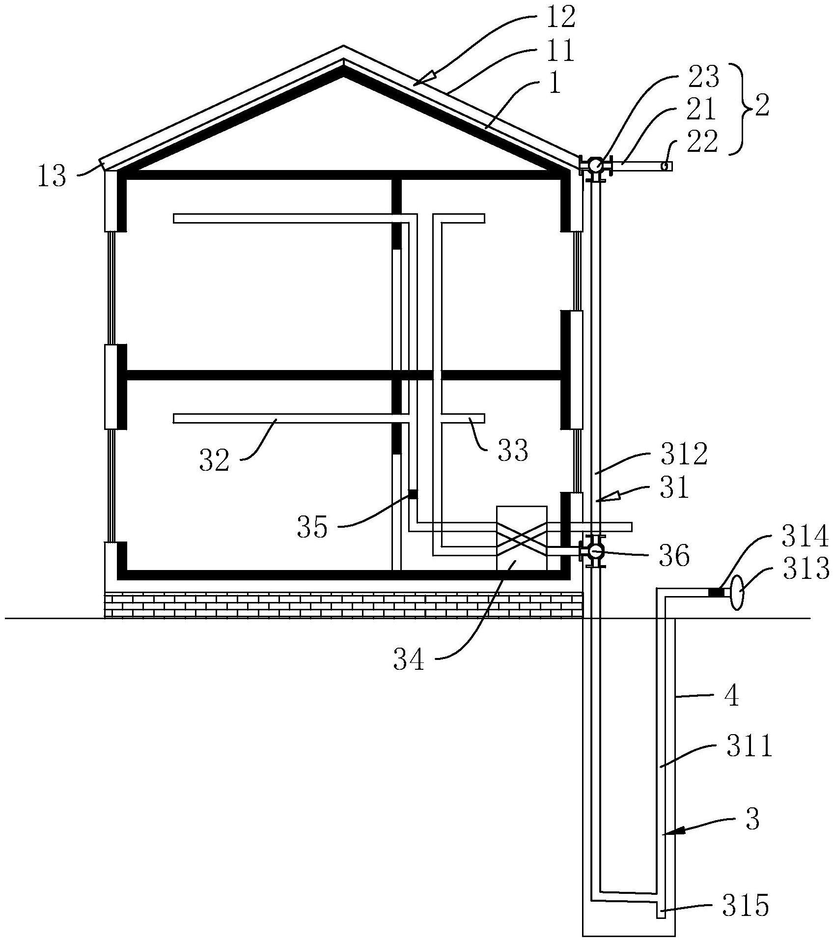 一种适用于近零能耗建筑的供暖制冷系统的制作方法