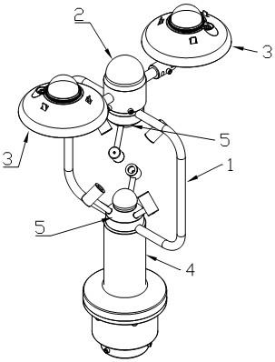 三维风一体化气象站的制作方法