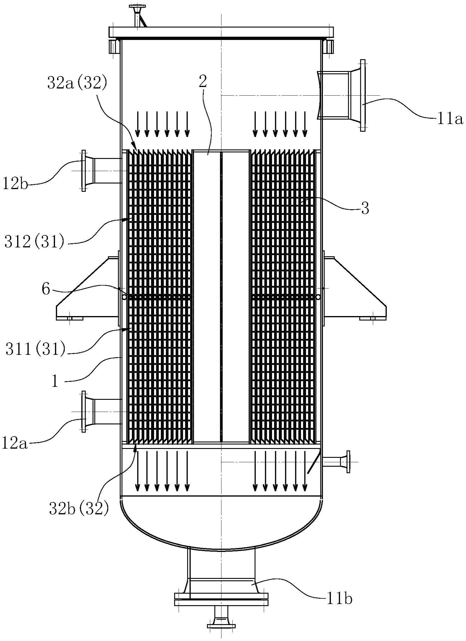 一种螺旋板式换热器的芯体结构及换热器的制作方法
