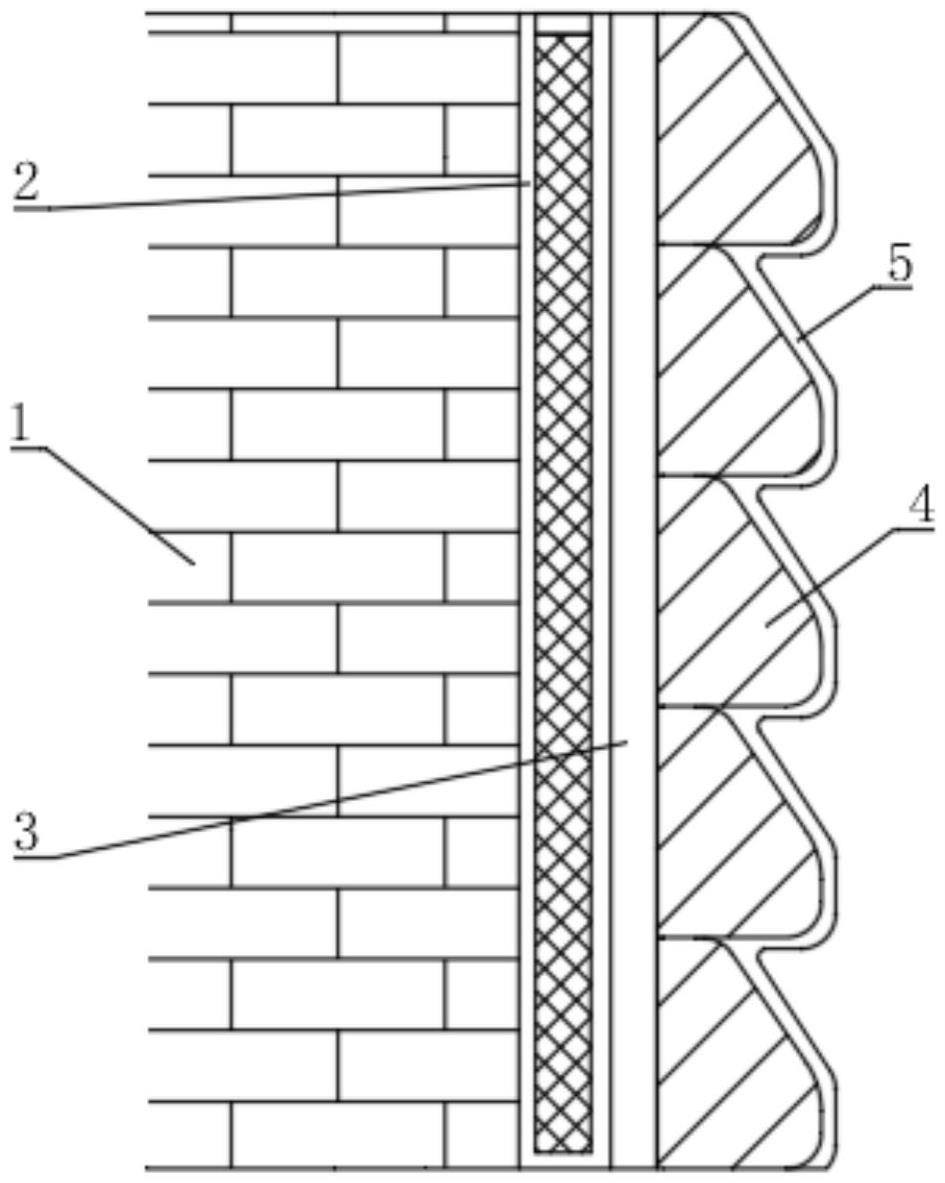 一种房建施工用外墙防裂防水结构的制作方法