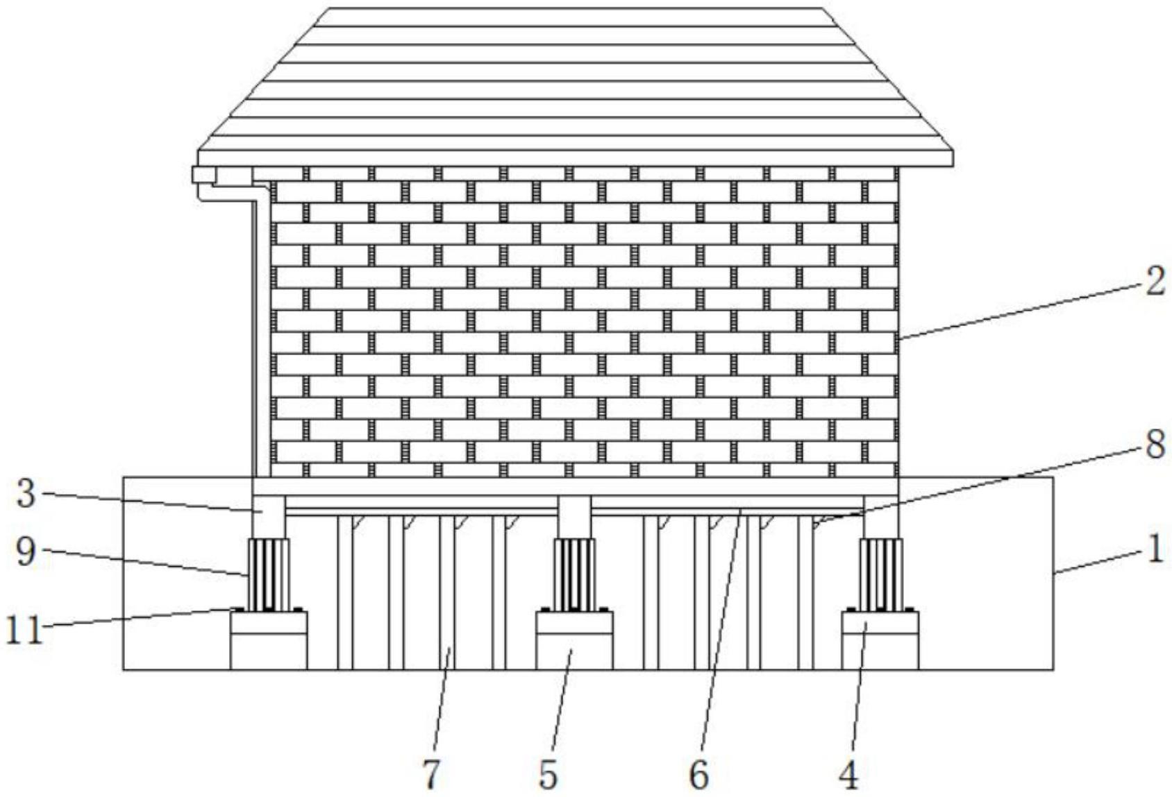 一种抗震建筑物结构的制作方法