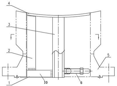 一种冷氢化反应器的人孔挡板结构的制作方法