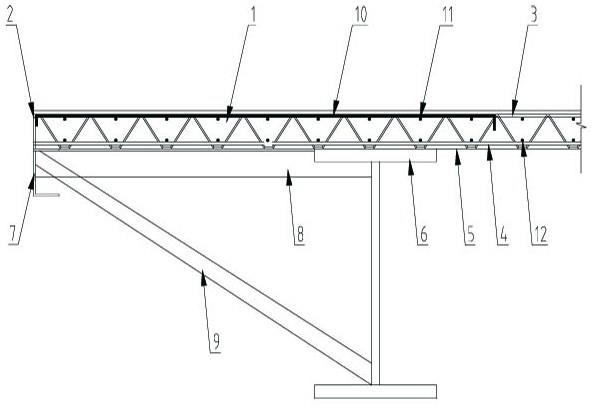 一种悬挑型楼承板支撑结构的制作方法