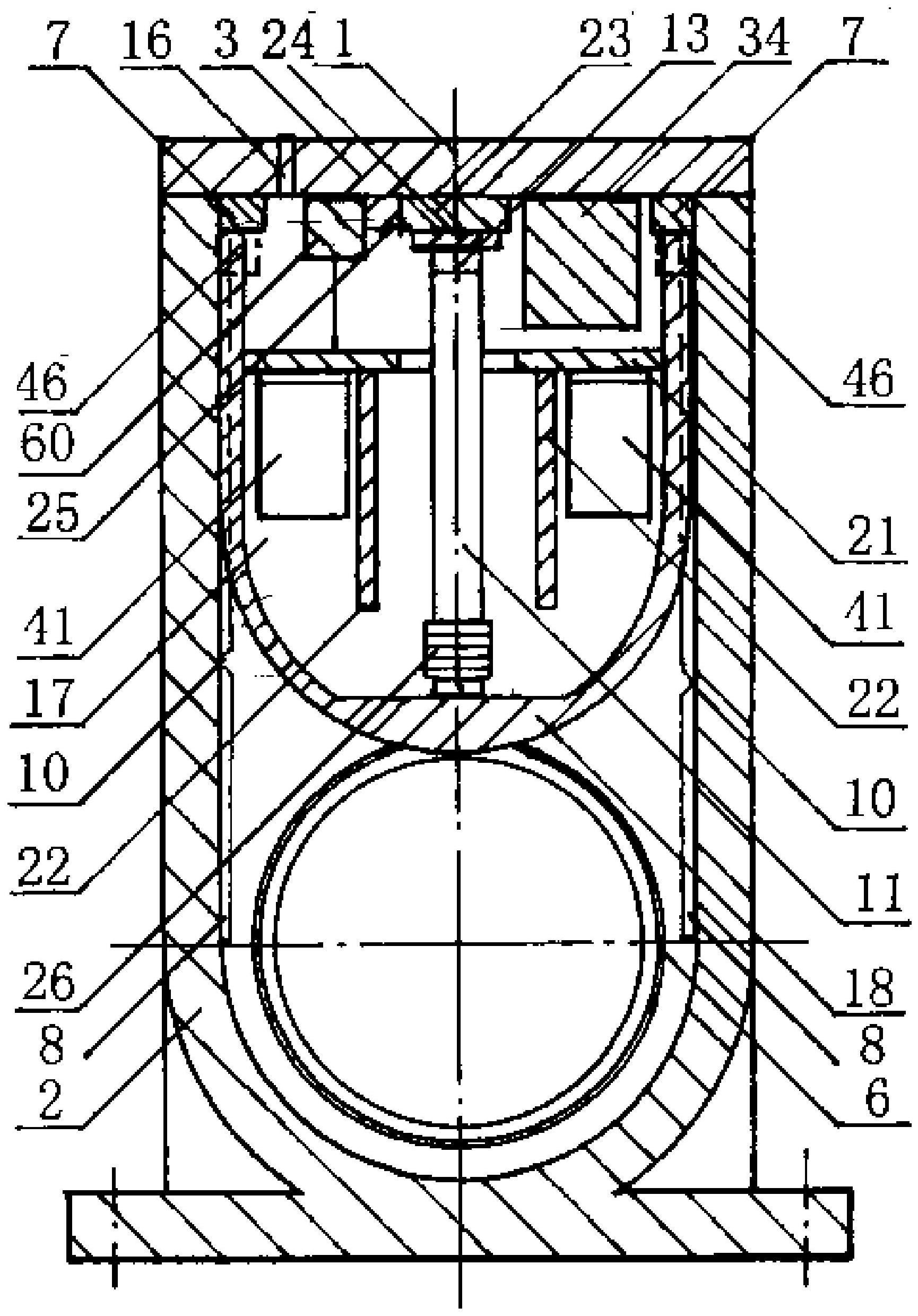 内置液压式大口径双向圆形管道闸门及其安装使用方法