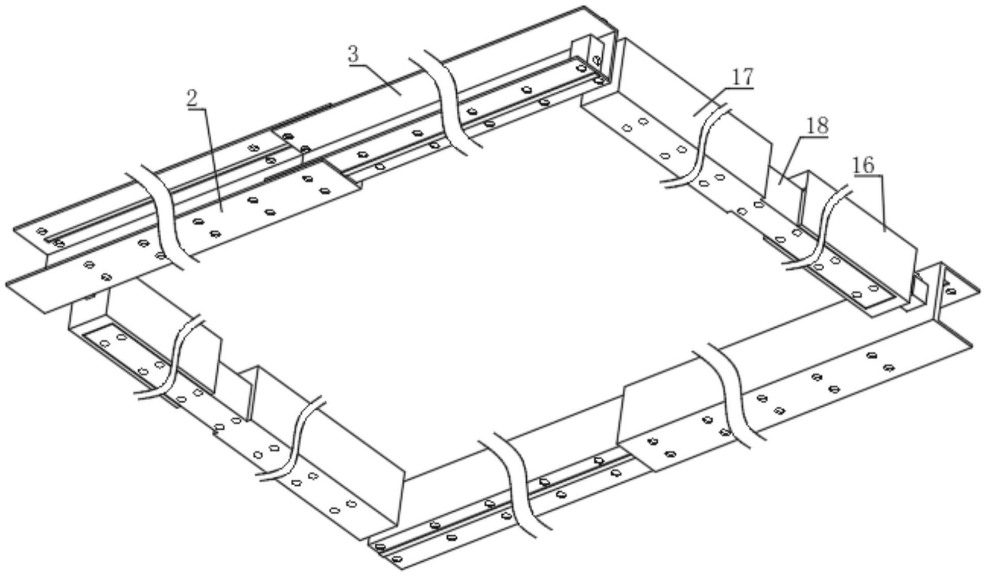 一种房建施工龙骨架连接结构的制作方法