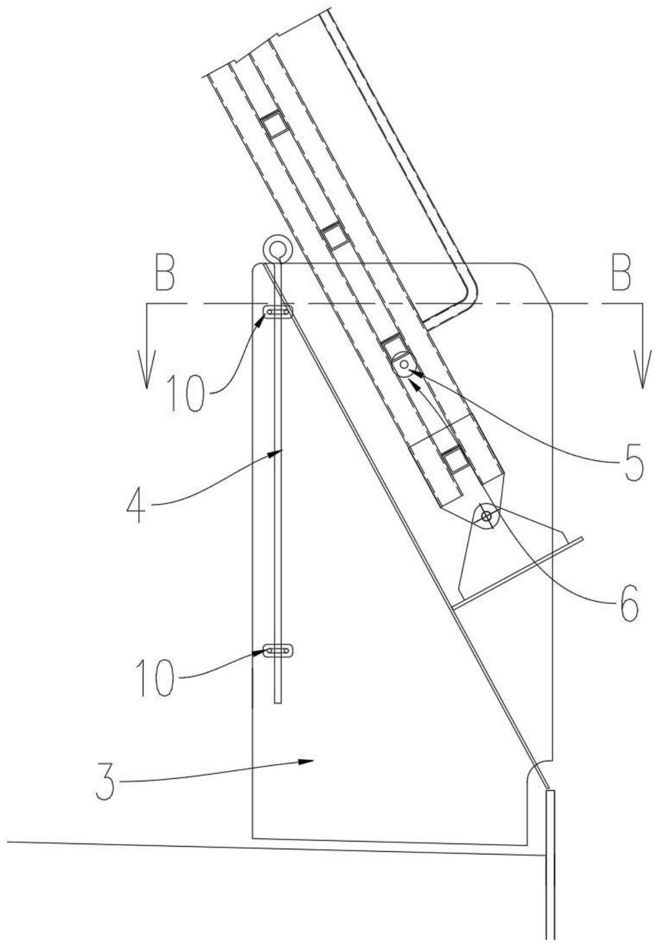 一种码头登船梯固定保险的制作方法