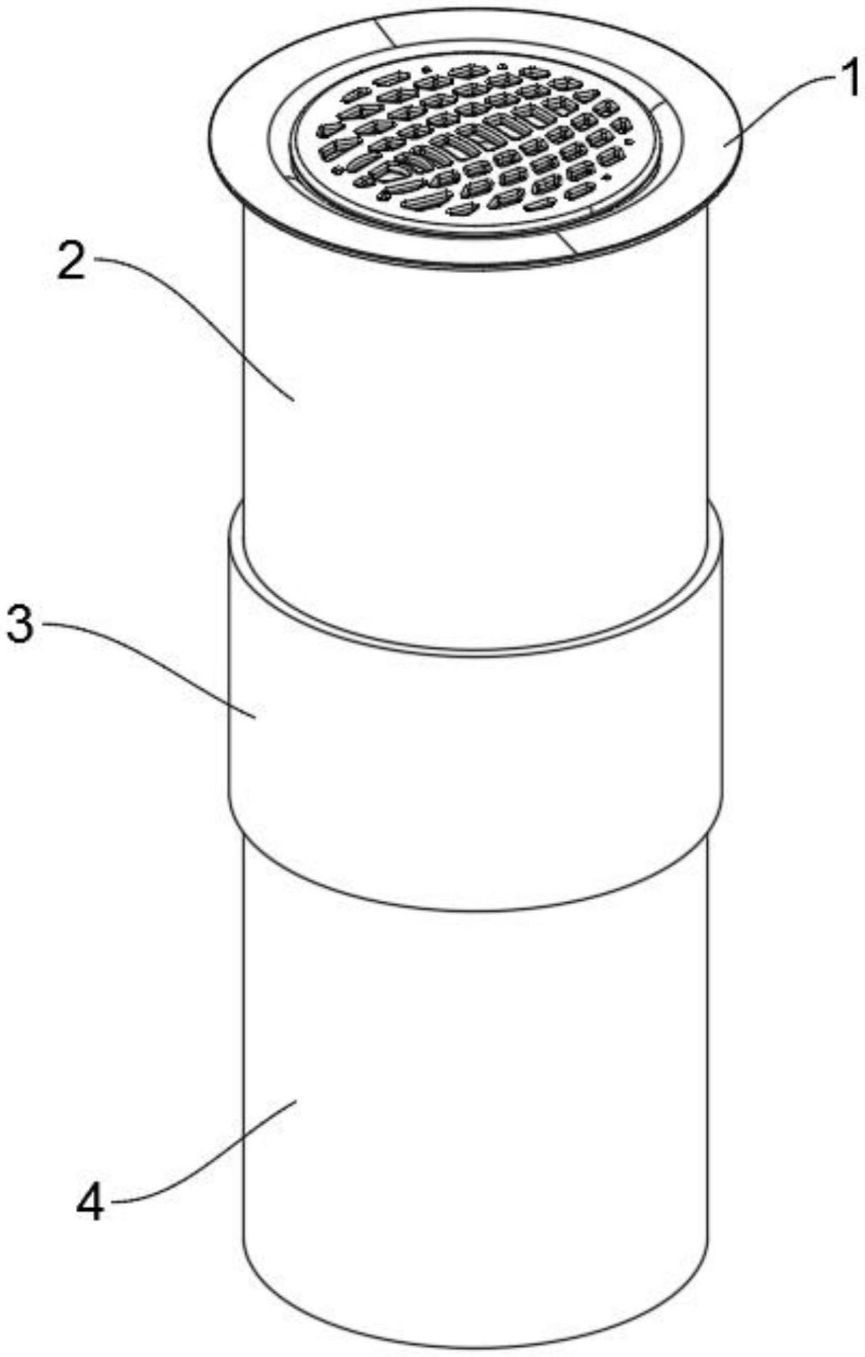 一种避免杂物堵塞的排水建筑给排水管道的制作方法