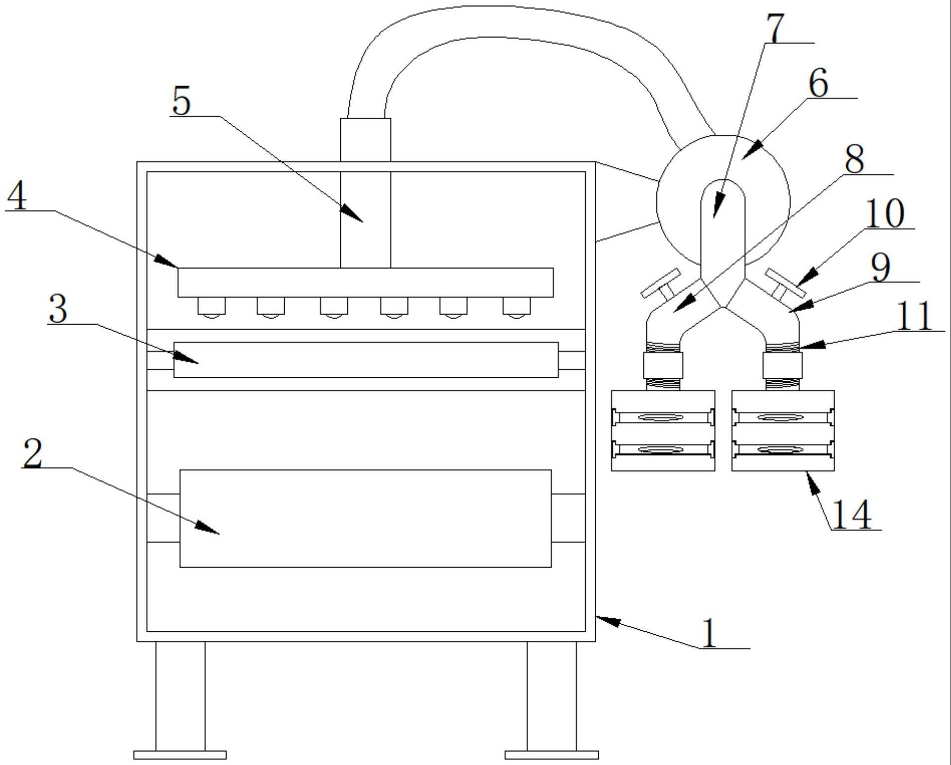 一种丝网印刷机烘干装置的制作方法