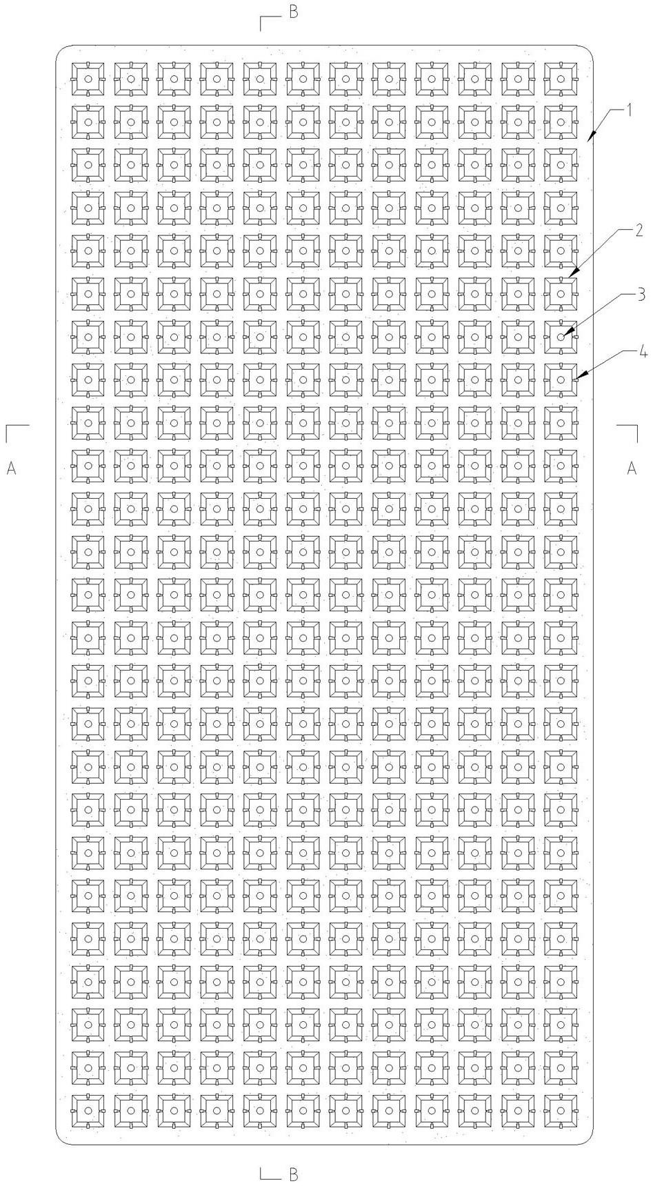 一种改进型聚苯乙烯泡沫育苗盘的制作方法