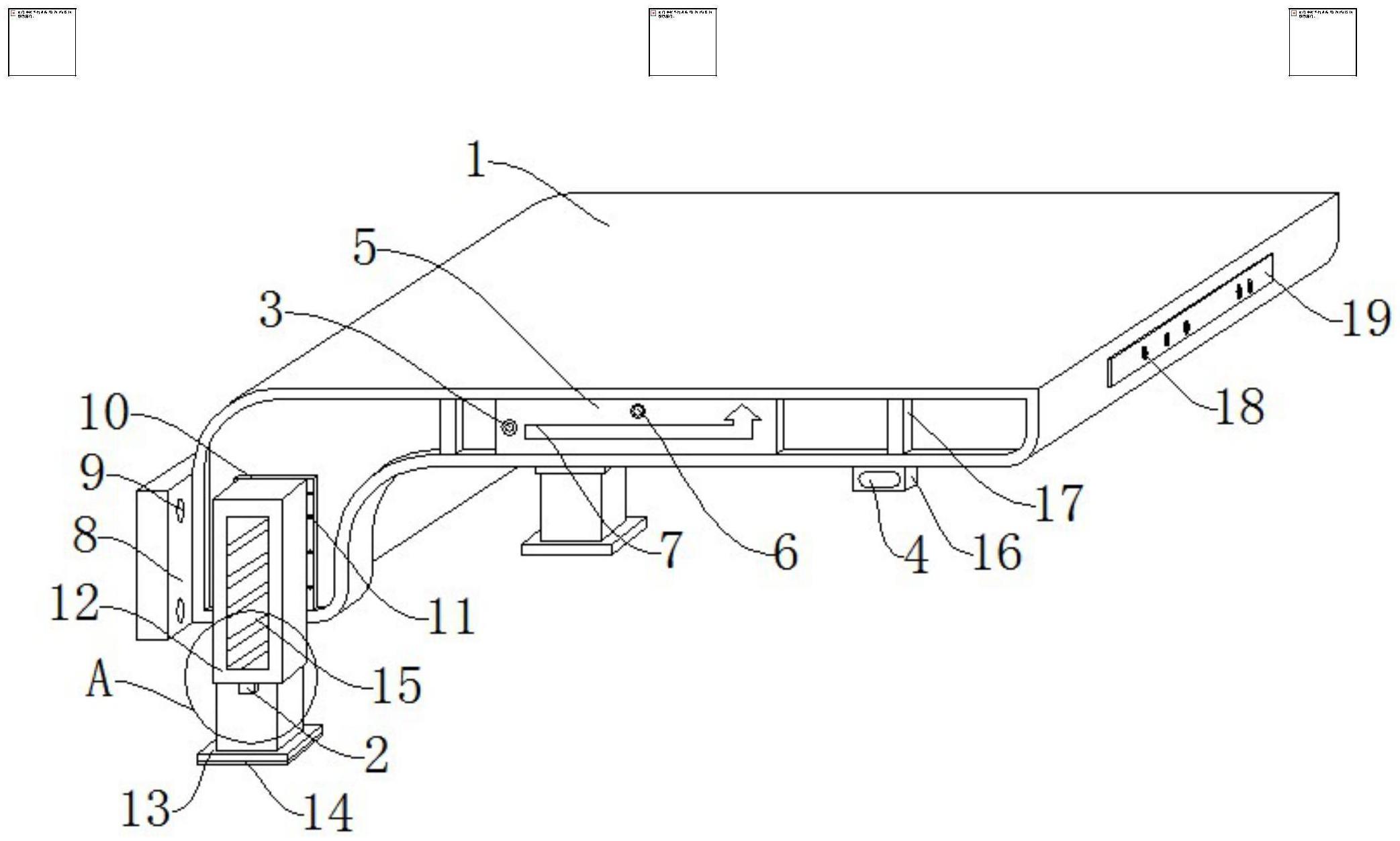 低平板半挂车可拆卸鹅头的制作方法
