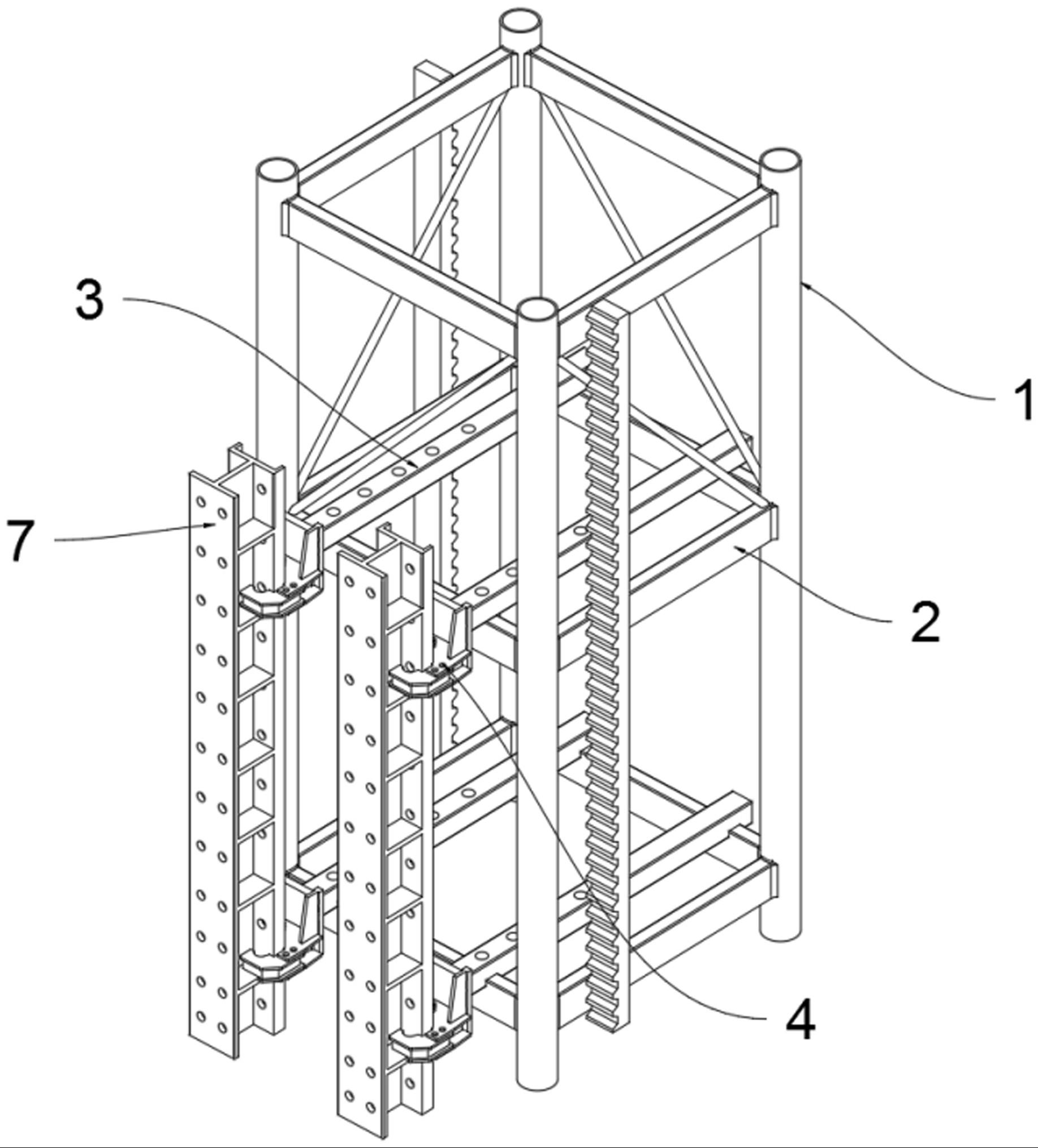 新型施工升降机可调节附墙装置的制作方法