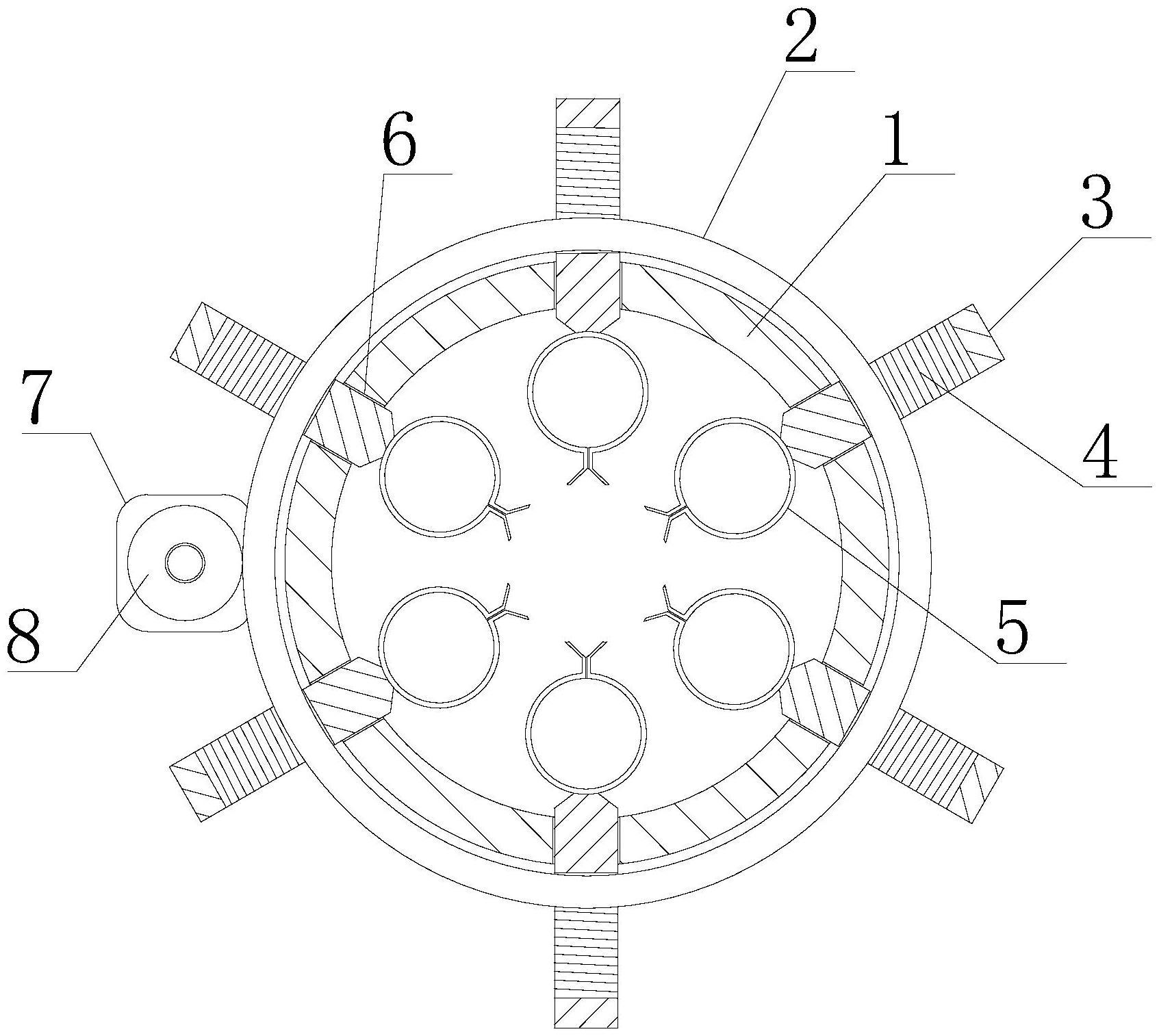 一种万向轮组装配用滚轮夹持工装的制作方法