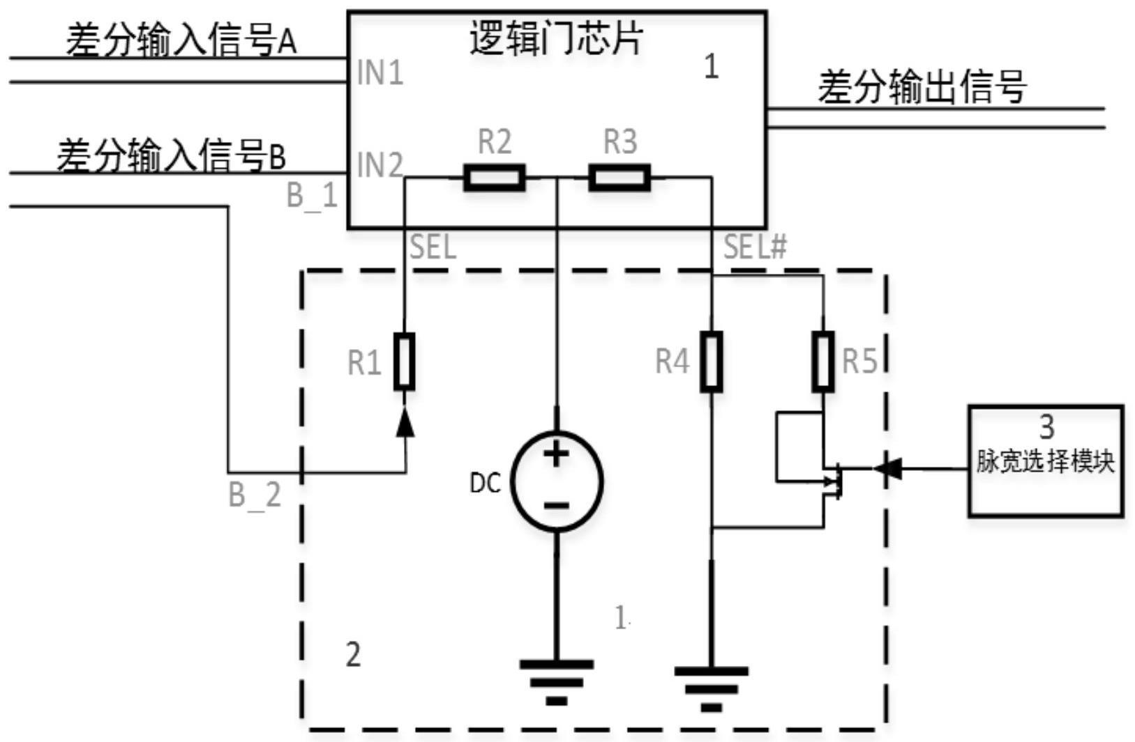 基于逻辑门的脉冲宽度选择电路及方法与流程