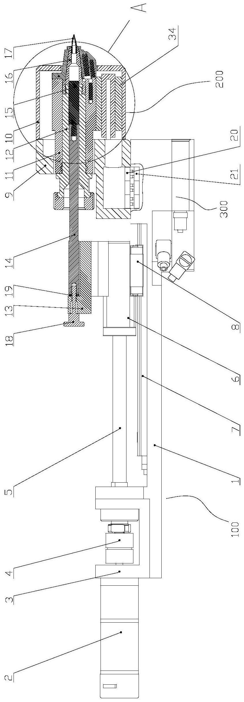 一种具有双驱动的生物3D打印挤丝模块